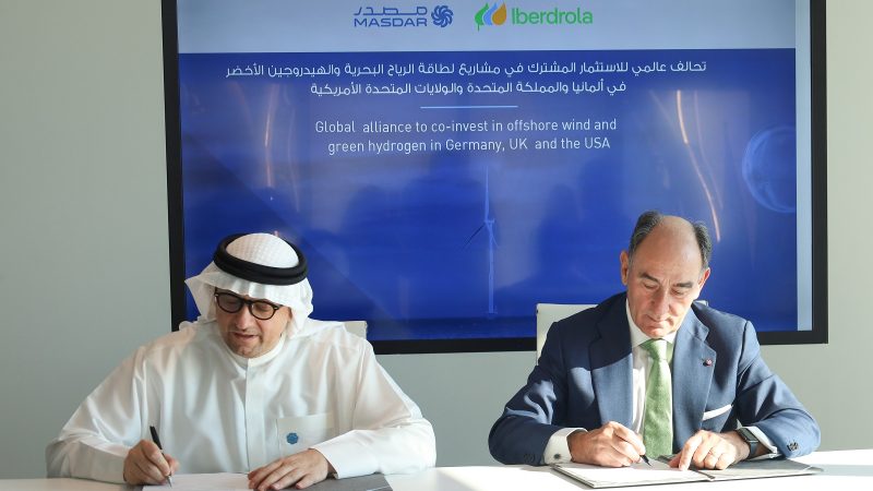 Iberdrola Ignacio Galán con Al Ramahi, Chief Executive Officer of Masdar